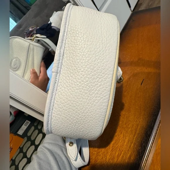 Vintage Dooney & Bourke Palomino White Leather Crossbody Bag – Rare Find - Picture 11 of 16